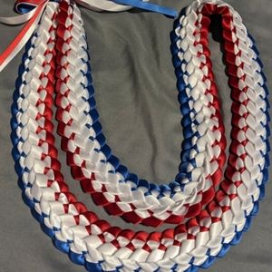 Double Braided ribbon lei